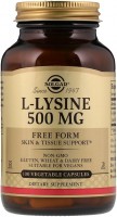 Купити амінокислоти SOLGAR L-Lysine 500 mg (100 cap) за ціною від 564 грн.