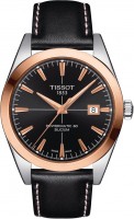 Купить наручний годинник TISSOT Gentleman Powermatic 80 Silicium Solid 18k Gold Bezel T927.407.46.051.00: цена от 104900 грн.