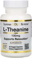 Купить аминокислоты California Gold Nutrition L-Theanine 100 mg (60 cap) по цене от 470 грн.