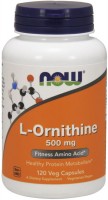 Купить аминокислоты Now L-Ornithine 500 mg (120 cap) по цене от 681 грн.