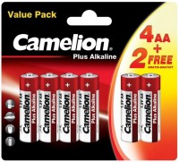 Купить аккумулятор / батарейка Camelion Plus 6xAA LR6-BP(4+2): цена от 88 грн.