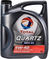 Купить моторное масло Total Quartz INEO C3 5W-40 5L: цена от 1580 грн.