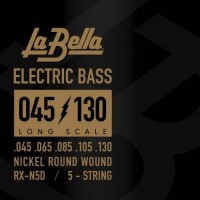 Купить струны La Bella RX Nickel Plated 5-String Bass 45-130  по цене от 1964 грн.
