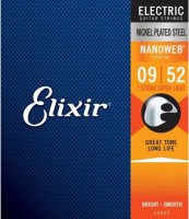 Купить струны Elixir Nanoweb Anti Rust Steels Electric 7-String Super Light 9-52: цена от 828 грн.