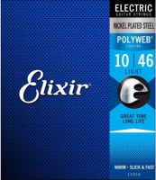 Купить струни Elixir Polyweb Anti Rust Steels Electric Light 10-46: цена от 645 грн.
