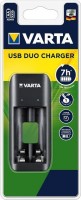 Купить зарядка аккумуляторных батареек Varta Value USB Duo Charger  по цене от 475 грн.