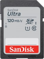 Купити карта пам'яті SanDisk Ultra SDXC UHS-I 120MB/s Class 10 (64Gb) за ціною від 402 грн.