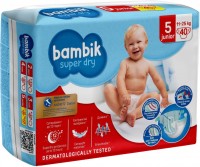 Купить подгузники Bambik Super Dry Diapers 5 (/ 32 pcs) по цене от 225 грн.