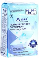 Купить подгузники IGAR Underpads 90x60 (/ 10 pcs) по цене от 139 грн.