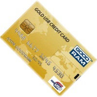 Купить USB-флешка GOODRAM Gold USB Credit Card (8Gb) по цене от 231 грн.