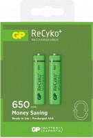 Купить аккумулятор / батарейка GP Recyko 2xAAA 650 mAh  по цене от 267 грн.