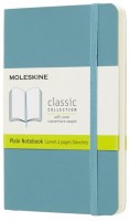 Купить блокнот Moleskine Plain Notebook Pocket Soft Ocean Blue  по цене от 695 грн.