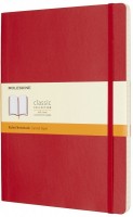 Купить блокнот Moleskine Ruled Notebook A4 Soft Red: цена от 1125 грн.