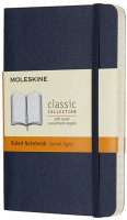 Купить блокнот Moleskine Ruled Notebook Pocket Soft Sapphire  по цене от 695 грн.