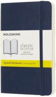 Купить блокнот Moleskine Squared Notebook Pocket Soft Sapphire  по цене от 695 грн.