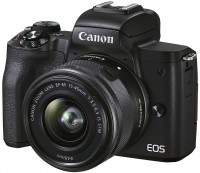 Купить фотоаппарат Canon EOS M50 Mark II kit 15-45  по цене от 19024 грн.