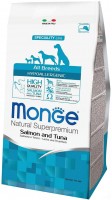 Купить корм для собак Monge Speciality Hypoallergenic All Breed Salmon/Tuna 15 kg  по цене от 3980 грн.
