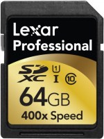 Купить карта памяти Lexar Professional 400x SD UHS-I (Professional 400x SDXC UHS-I 64Gb) по цене от 229 грн.