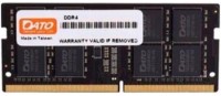Купить оперативная память Dato DDR4 SO-DIMM 1x8Gb (DT8G4DSDND26) по цене от 575 грн.