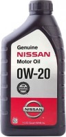 Купить моторное масло Nissan Synthetic Engine Oil 0W-20 1L  по цене от 357 грн.