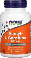 Купить сжигатель жира Now Acetyl L-Carnitine 750 mg 90 cap: цена от 1032 грн.