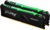 Купить оперативная память Kingston Fury Beast RGB DDR4 2x16Gb по цене от 899 грн.