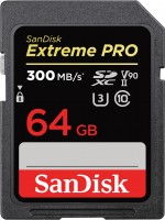 Купити карта пам'яті SanDisk Extreme Pro V90 SD UHS-II U3 (Extreme Pro V90 SDXC UHS-II U3 64Gb) за ціною від 3940 грн.