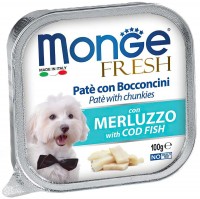 Купить корм для собак Monge Fresh Pate Cod Fish 100 g: цена от 45 грн.