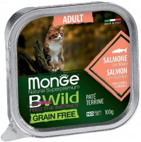 Купить корм для кошек Monge Bwild Grain Free Pate Salmone 100 g: цена от 41 грн.