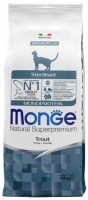 Купить корм для кошек Monge Speciality Line Monoprotein Sterilised Trout 10 kg: цена от 3700 грн.