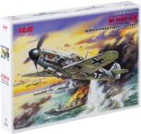 Купить сборная модель ICM Bf 109F-4/B (1:48)  по цене от 499 грн.
