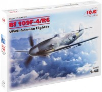 Купить сборная модель ICM Bf 109F-4/R6 (1:48)  по цене от 499 грн.