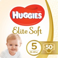 Купить подгузники Huggies Elite Soft 5 (/ 50 pcs) по цене от 809 грн.