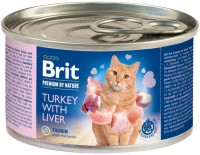 Купить корм для кошек Brit Premium Canned Turkey with Liver  по цене от 99 грн.