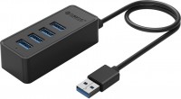 Купить картридер / USB-хаб Orico W5P-U3  по цене от 639 грн.