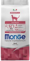 Купить корм для кошек Monge Speciality Line Monoprotein Sterilised Beef 1.5 kg: цена от 670 грн.