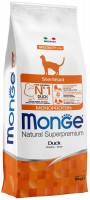 Купить корм для кошек Monge Speciality Line Monoprotein Sterilised Duck 10 kg: цена от 3700 грн.