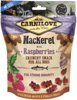 Купить корм для собак Carnilove Crunchy Snack Mackeler with Raspberries 200 g: цена от 135 грн.