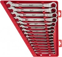 Купить набор инструментов Milwaukee MAX BITE ratcheting imperial combination spanner set 15 pc (4932464996): цена от 10841 грн.