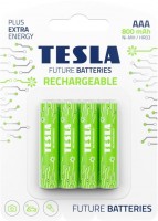 Купити акумулятор / батарейка Tesla Rechargeable+ 4xAAA 800 mAh  за ціною від 645 грн.