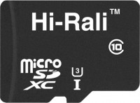 Купить карта памяти Hi-Rali microSD class 10 UHS-I U3 (microSDXC class 10 UHS-I U3 64GB) по цене от 159 грн.