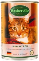 Купить корм для кошек Baskerville Cat Can with Chicken/Rice 400 g: цена от 93 грн.