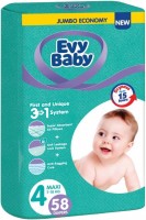 Купить подгузники Evy Baby Diapers 4 (/ 58 pcs) по цене от 390 грн.