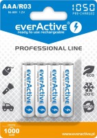 Купить аккумулятор / батарейка everActive Professional Line 4xAAA 1050 mAh  по цене от 307 грн.