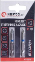 Купить биты / торцевые головки Intertool Storm VT-0215  по цене от 49 грн.