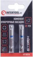 Купить биты / торцевые головки Intertool Storm VT-0216  по цене от 49 грн.