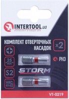 Купить биты / торцевые головки Intertool Storm VT-0219  по цене от 50 грн.