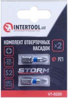 Купить биты / торцевые головки Intertool Storm VT-0220  по цене от 40 грн.