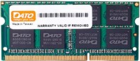 Купить оперативная память Dato DDR3 SO-DIMM 1x4Gb (DT4G3DSDLD16) по цене от 241 грн.