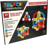 Купить конструктор iBlock Magnetic Blocks PL-921-364  по цене от 1079 грн.